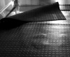 Rubber floor protection, black, Kapok 88